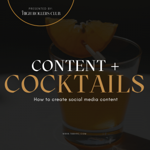 Content + Cocktails: How to Create Social Media Content